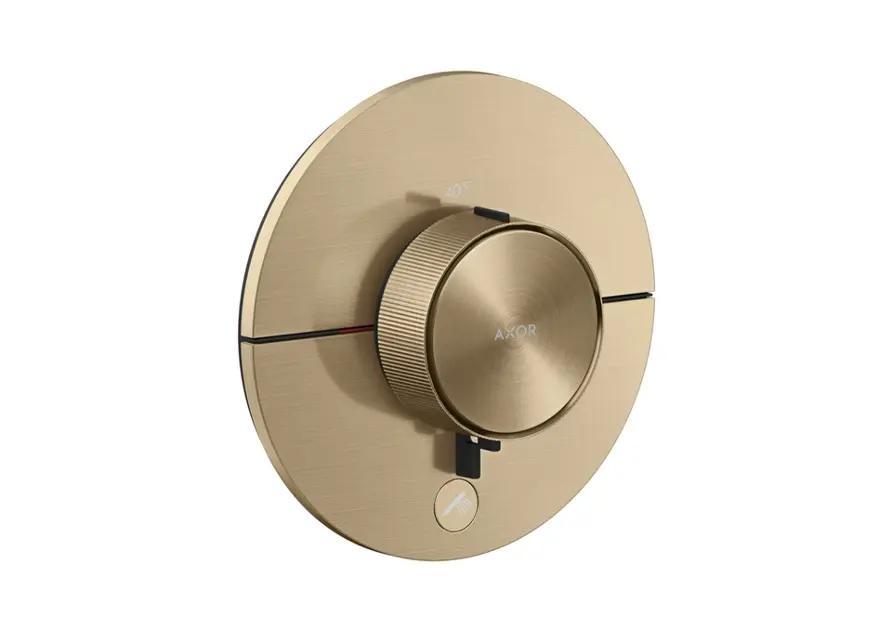 Levně Axor ShowerSelect ID - Termostatická sprchová baterie pod omítku, HighFlow, kartáčovaný bronz 36776140