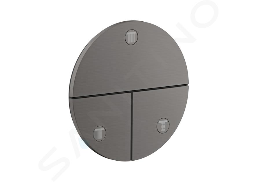 Axor ShowerSelect ID - Ventil pod omietku na 3 spotrebiče, kefovaný čierny chróm 36779340