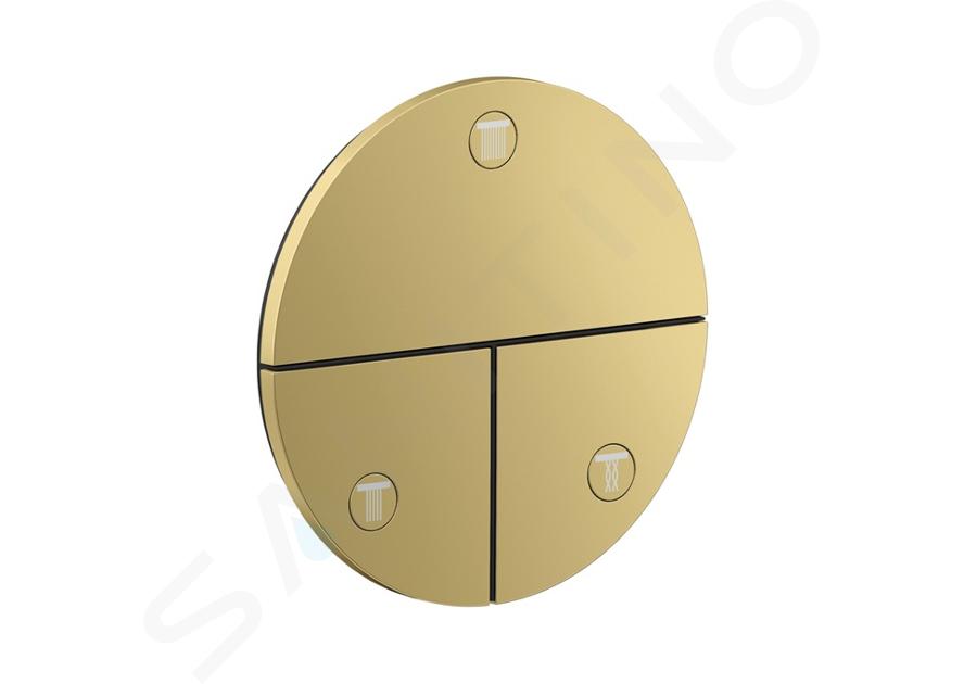 Axor ShowerSelect ID - Ventil pod omietku na 3 spotrebiče, leštený vzhľad zlata 36779990