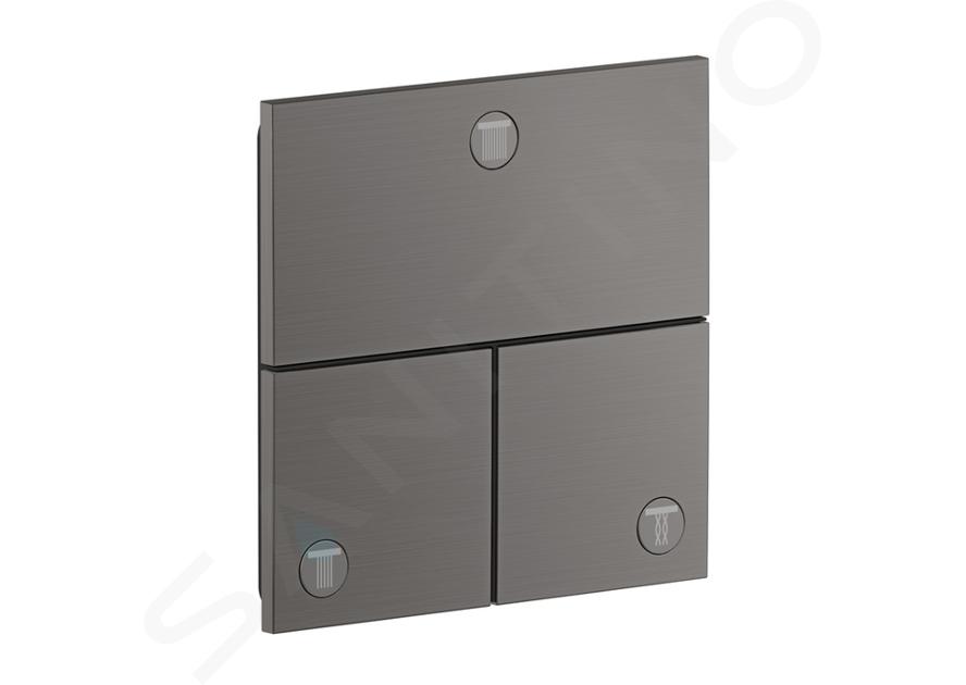 Axor ShowerSelect ID - Ventil pod omietku na 3 spotrebiče, kefovaný čierny chróm 36780340