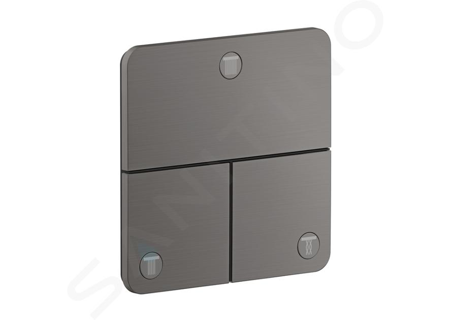 Axor ShowerSelect ID - Ventil pod omietku na 3 spotrebiče, kefovaný čierny chróm 36781340