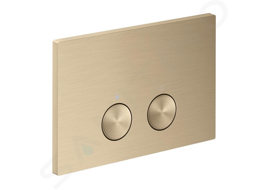Axor FlushPlate - Ovládanie splachovania, kefovaný bronz 42530140