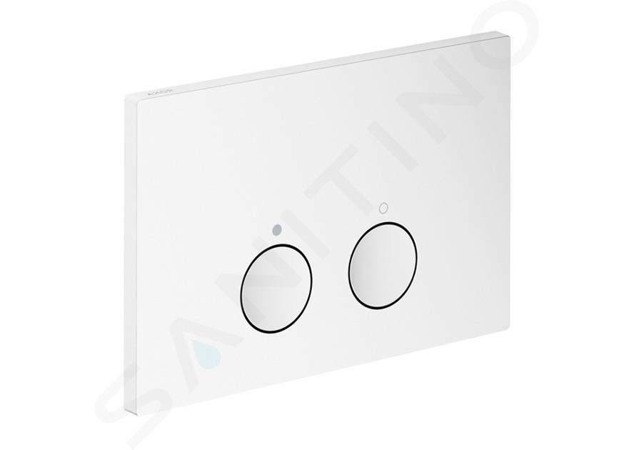 Axor FlushPlate - Ovládanie splachovania, matná biela 42530700