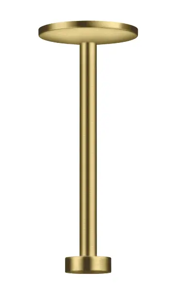 Axor One - Braccio doccia per soffitto, 30 cm, ottone spazzolato 48496950