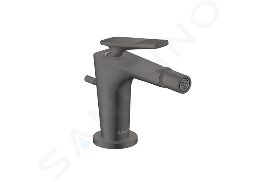 Axor Citterio C - Grifo de bidé con desagüe, cromo negro cepillado 49211340