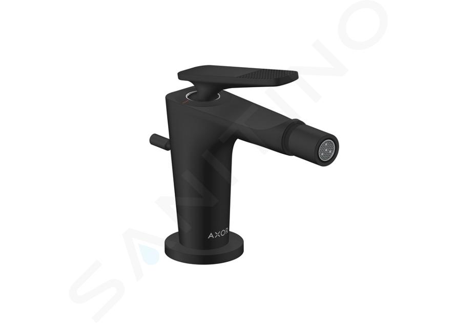 Axor Citterio C - Grifo de bidé, con desagüe, negro mate 49211670