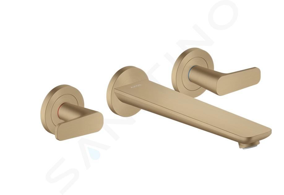 Axor Citterio C - Inbouw badkraan, 3-gats installatie, geborsteld brons 49482140