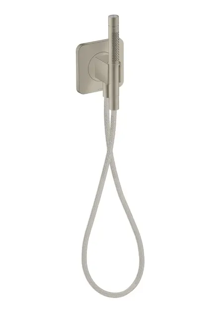 Axor Citterio C - Set Handbrause, Anschlussbogen und Schlauch, 2 Strahlarten, Nickel gebürstet 49626820