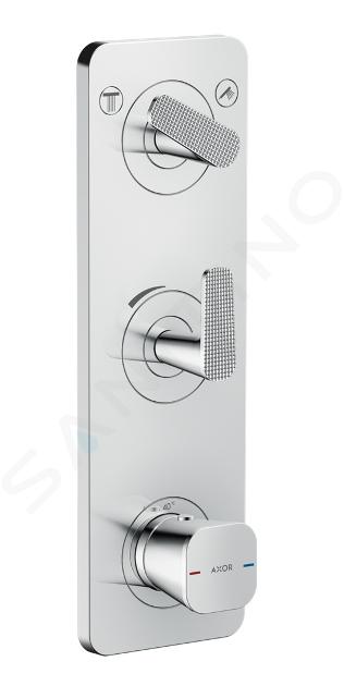 Axor Citterio C - Termostatická batéria pod omietku, na 2 spotrebiče, chróm 49701000