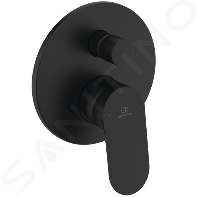 Ideal Standard Ceralife O - Batéria pod omietku, na 2 spotrebiče, s telesom, hodvábna čierna BE023XG