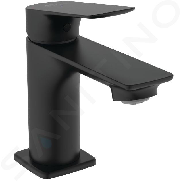 Ideal Standard Ceralife C - Wastafelkraan met Click-Clack afvoer, BlueStart, zijdezwart BE042XG