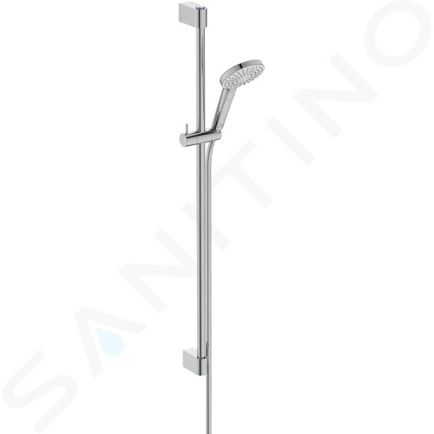Ideal Standard IdealRain Evo - Set sprchové hlavice, tyče a hadice, 3 proudy, chrom BE420AA