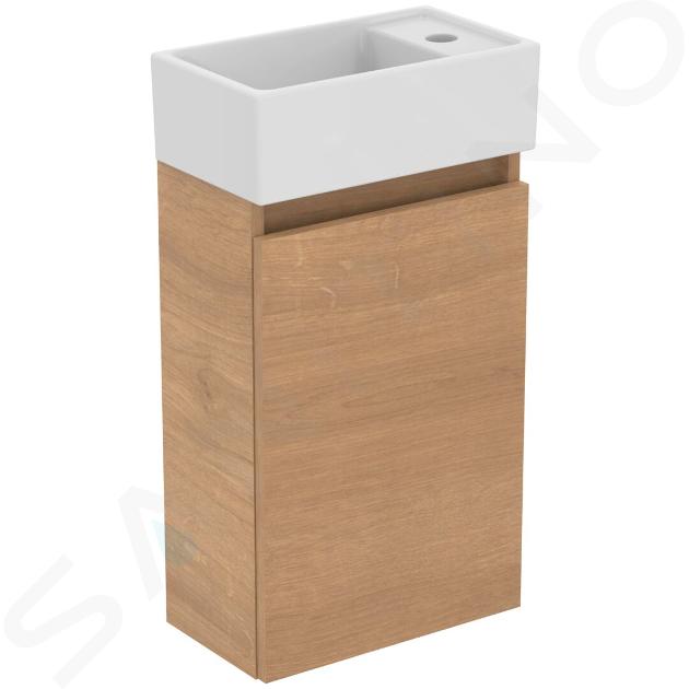 Ideal Standard Eurovit+ - Skrinka s umývadielkom, 55x35x20 cm, 1 dvierka, prírodný dub R0569Y8