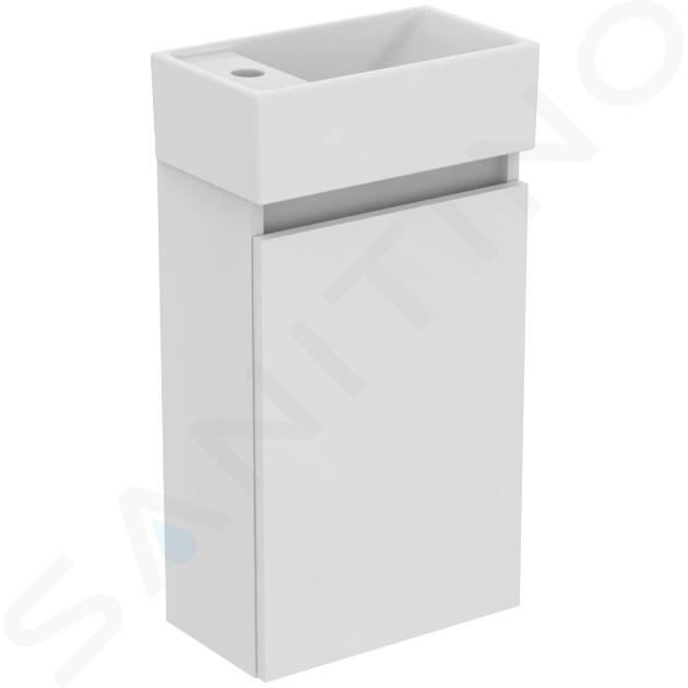 Ideal Standard Eurovit+ - Skrinka s umývadielkom, 55x35x20 cm, 1 dvierka, lesklá biela R0570WG