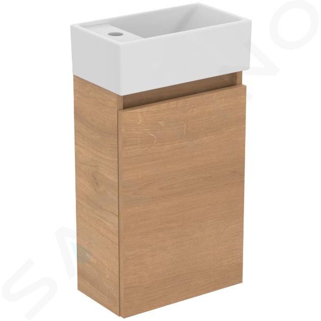 Ideal Standard Eurovit+ - Skrinka s umývadielkom, 55x35x20 cm, 1 dvierka, prírodný dub R0570Y8