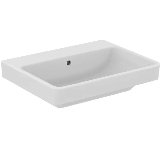Levně Ideal Standard i.Life B - Umyvadlo 60x48 cm, s přepadem, bez otvoru pro baterii, bílá T684501