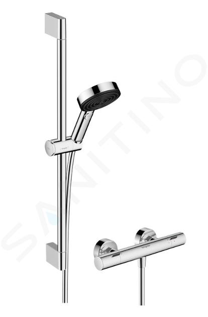 Hansgrohe Pulsify Select S - Sprchový set s termostatem, 3 proudy, EcoSmart, chrom 24262000