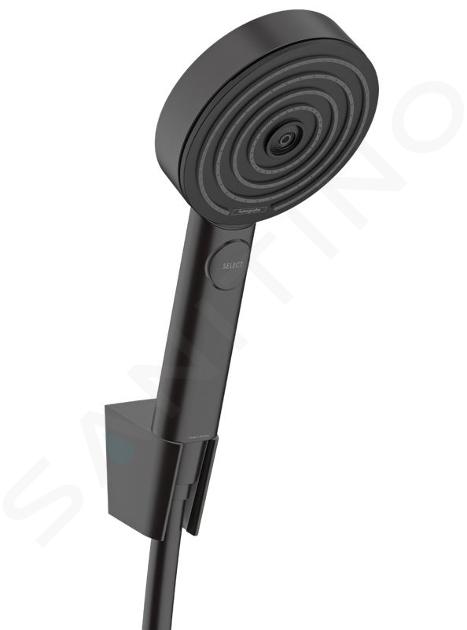 Hansgrohe Pulsify Select S - Set sprchové hlavice, držáku a hadice, 3 proudy, EcoSmart, matná černá 24306670