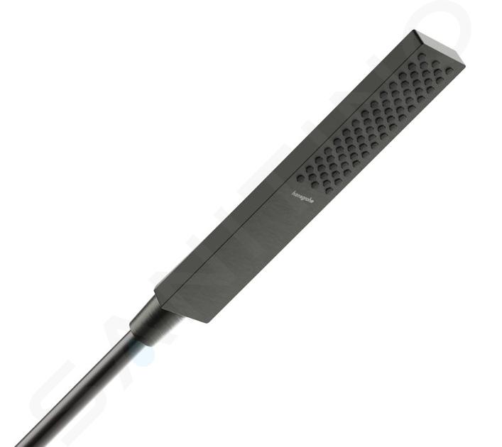 Hansgrohe Pulsify E - Sprchová hlavice, EcoSmart, kartáčovaný černý chrom 24320340