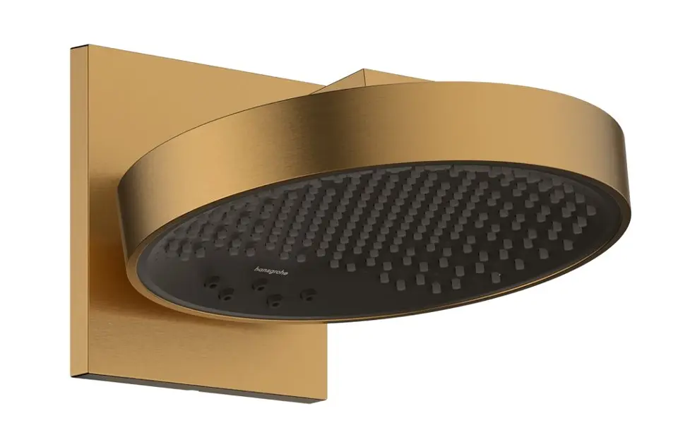 Levně Hansgrohe Rainfinity - Hlavová sprcha, průměr 25 cm, 3 proudy, EcoSmart, kartáčovaný bronz 26233140