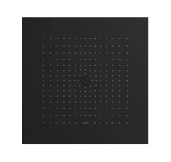 Hansgrohe Raindance E - Nadglavni tuš, 40 x 40 cm, EcoSmart, mat crni 26253670