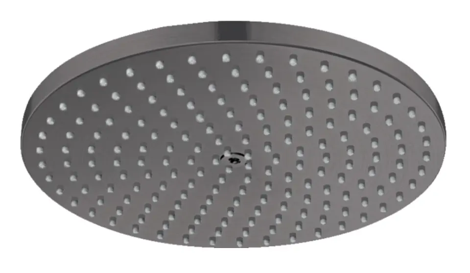 Hansgrohe Raindance S - Pălărie de duș, diametru 24 cm, EcoSmart+, crom negru periat 28821340