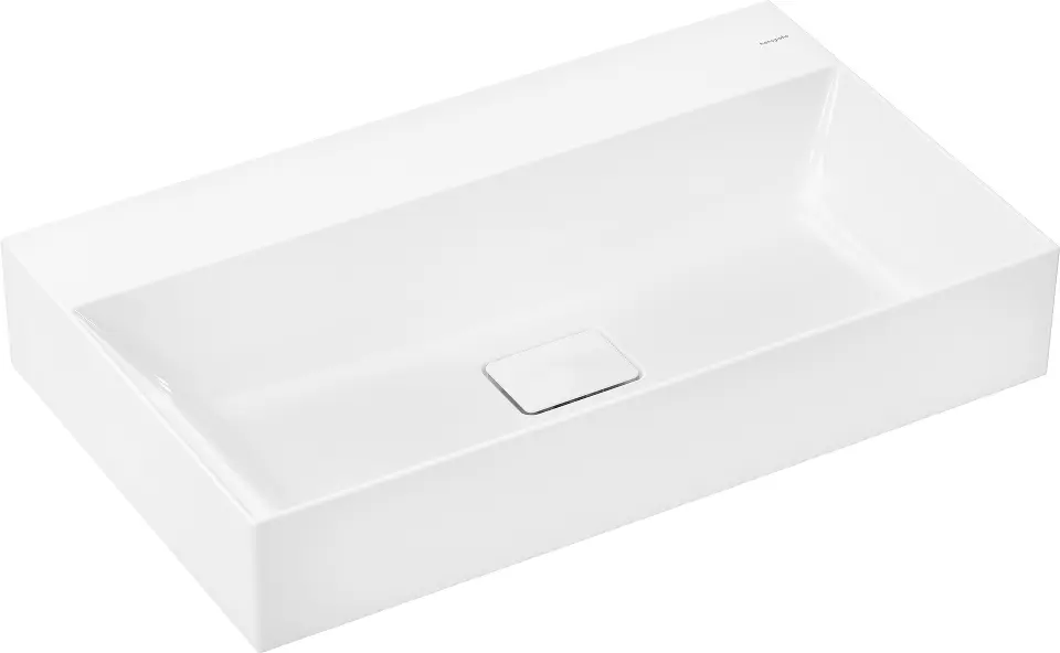 Levně Hansgrohe Xevolos E - Umyvadlo 80x48 cm, bez přepadu, bez otvoru pro baterii, SmartClean, bílá 61099450