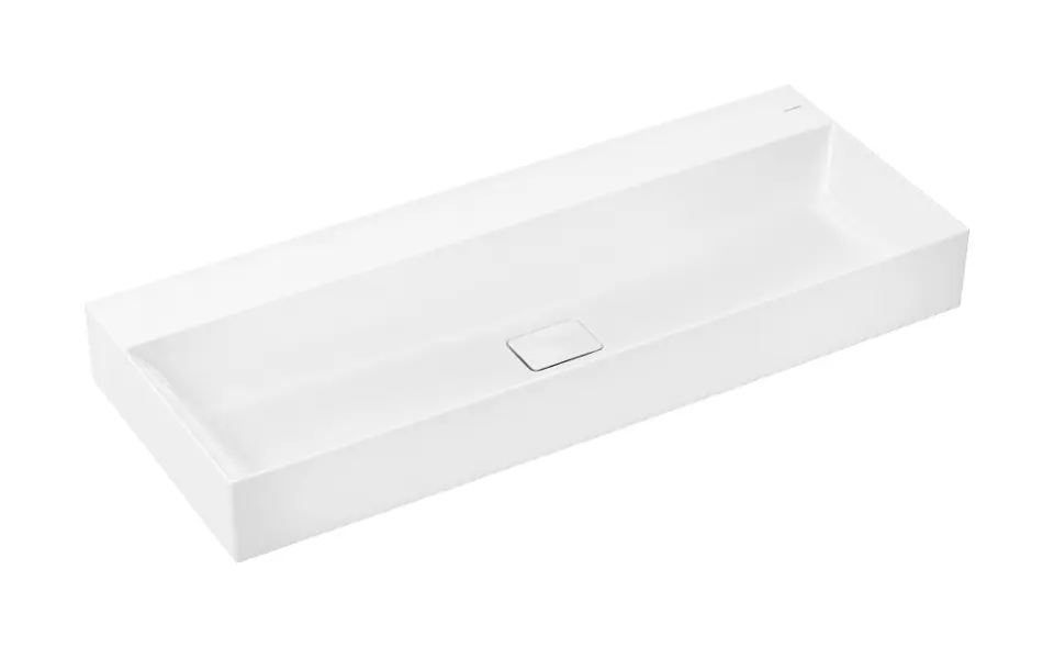Levně Hansgrohe Xevolos E - Umyvadlo 120x48 cm, bez přepadu, bez otvoru pro baterii, SmartClean, bílá 61107450