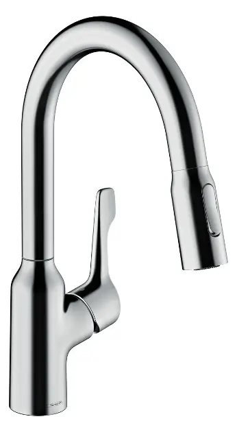 Levně Hansgrohe Focus M43 - Dřezová baterie s výsuvnou sprškou, chrom 71811000