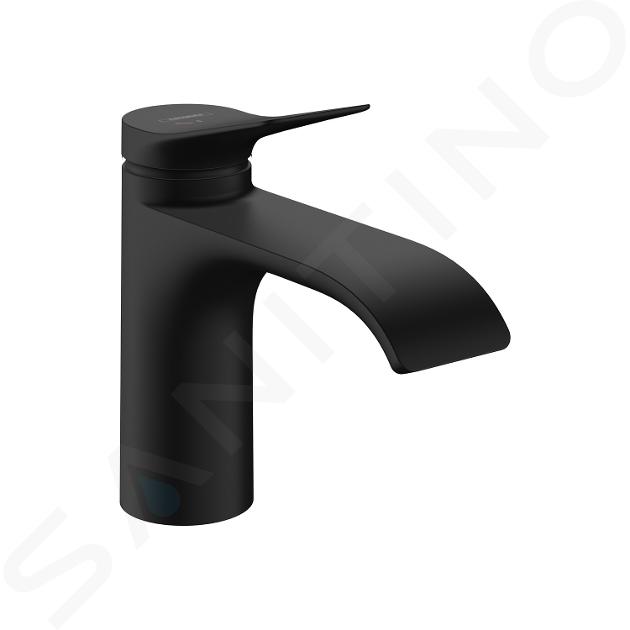 Hansgrohe Vivenis - Mitigeur de lavabo, EcoSmart, CoolStart, noir mat 75015670