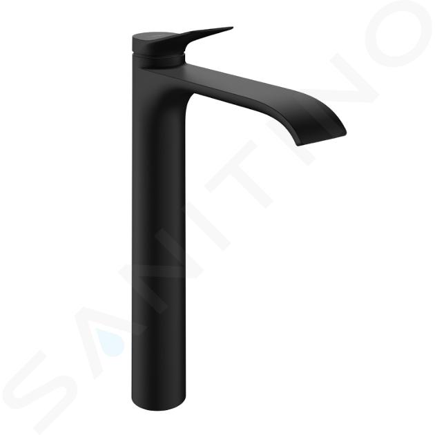 Hansgrohe Vivenis - Baterie lavoar, EcoSmart, CoolStart, negru mat 75045670