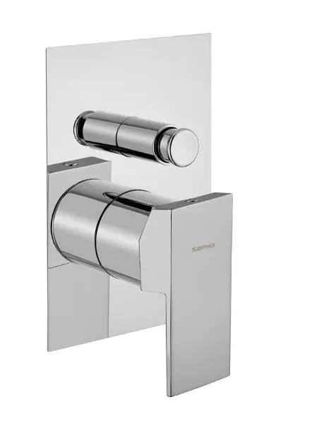 Levně Sapho Spectre - Sprchová baterie pod omítku, pro 2 spotřebiče, chrom 1102-42C