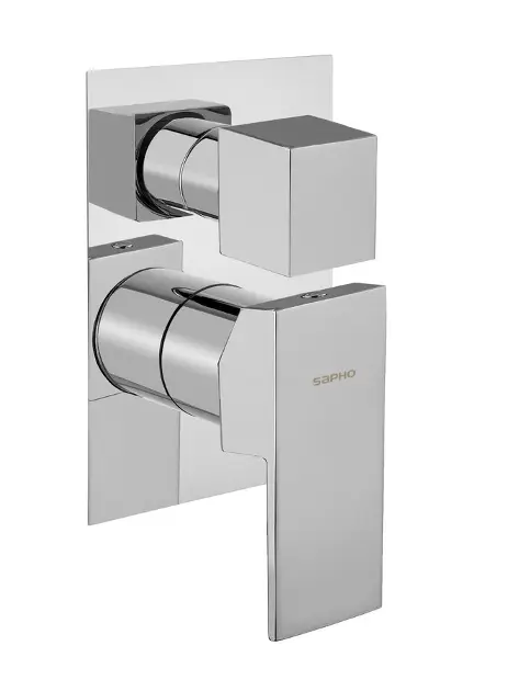 Levně Sapho Spectre - Sprchová baterie pod omítku, pro 3 spotřebiče, chrom 1102-77