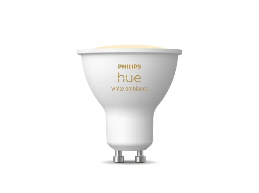 Levně Philips Hue White Ambiance - Chytrá LED žárovka GU10, 400 lm 929003666701