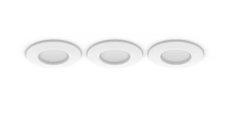 Levně Philips Hue Slim - Chytré podhledové LED svítidlo, průměr 9 cm, bílá, 3 ks 929003712102