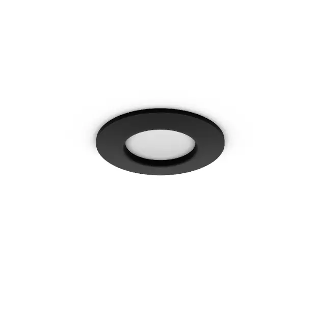 Levně Philips Hue Slim - Chytré podhledové LED svítidlo, průměr 9 cm, černá 929003712201