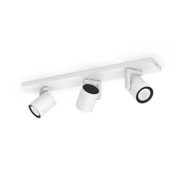 E-shop Philips Hue Argenta - Inteligentné 3-bodové LED svietidlo, biela 929003808101