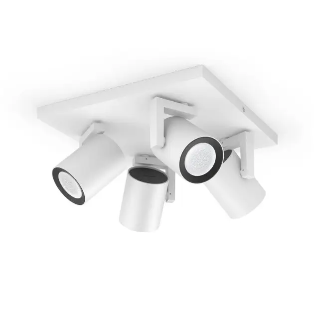 Levně Philips Hue Argenta - Chytré 4bodové LED svítidlo, bílá 929003808201