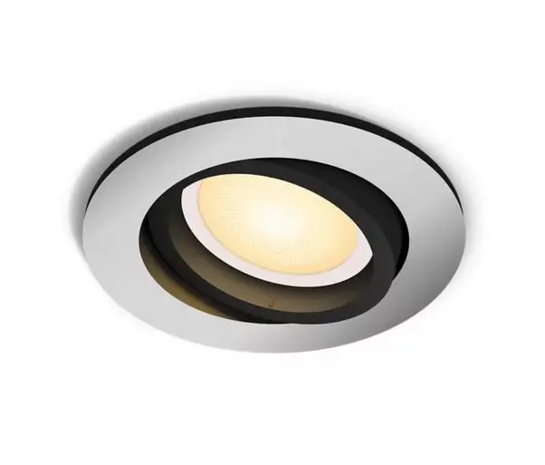 Levně Philips Hue Milliskin - Chytré zápustné LED svítidlo, hliník 929003810801