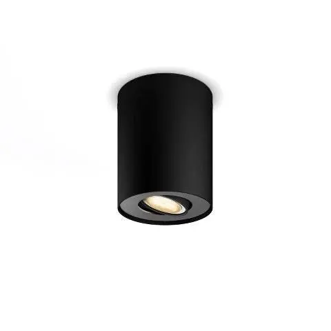 Levně Philips Hue Pillar - Chytré bodové LED svítidlo, černá 929003811201