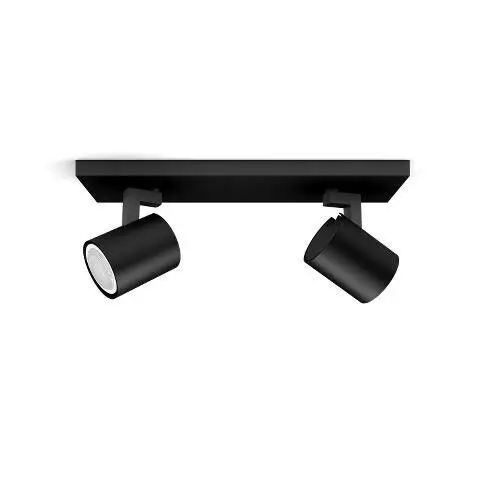E-shop Philips Hue Runner - Inteligentné 2-bodové LED svietidlo, s ovládačom, čierna 929003811801