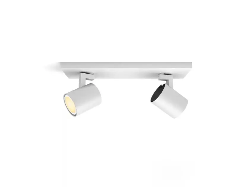 E-shop Philips Hue Runner - Inteligentné 2-bodové LED svietidlo, s ovládačom, biela 929003812001