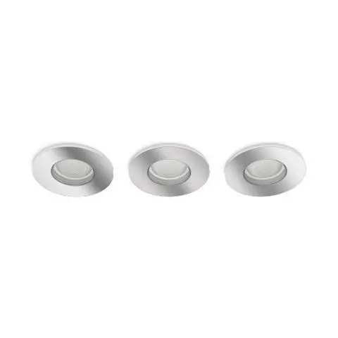 E-shop Philips Hue Xamento - Inteligentné zapustené LED svietidlo, chróm, 3 ks 929003812901
