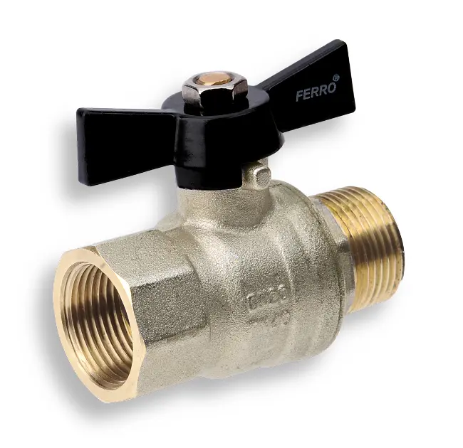 Levně Novaservis Instalatérský program - Kulový kohout s motýlkem ŠM 1/2" KMH11