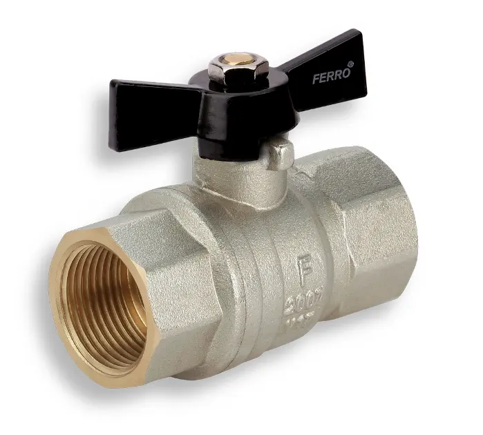 Levně Novaservis Instalatérský program - Kulový kohout s motýlkem MM 3/4" KMH2