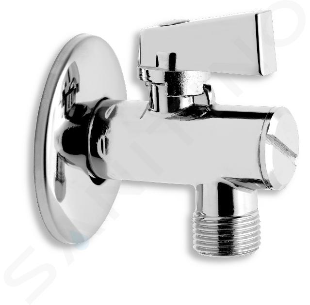 Novaservis Hoekstopkranen - Hoekventiel met filter, chroom Z1238KF