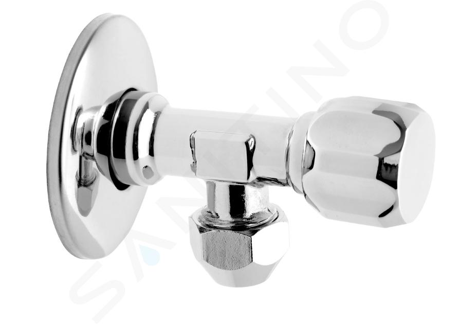 Novaservis Hoekstopkranen - Hoekventiel zonder filter, chroom Z1238MG
