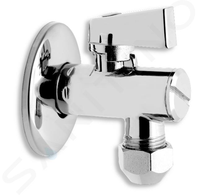 Novaservis Hoekstopkranen - Hoekventiel met filter, chroom Z1238MKF