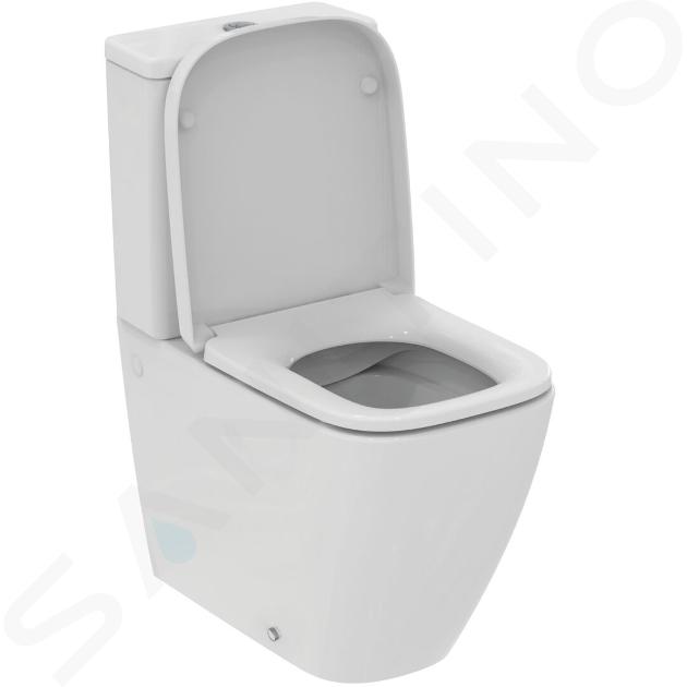 Ideal Standard i.Life S - WC combiné avec abattant SoftClose, évacuation vario, RimLS+, blanc T481601