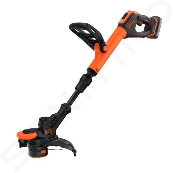 BLACK+DECKER Záhradná technika - 18V AKU strunová kosačka, záber 28 cm, 1x aku 2,0 Ah Li-Ion, nabíjačka BCST918D1-QW